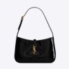 Saint Laurent YSL Women Le 5 A 7 Hobo Bag in Patent Leather-Black