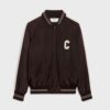Celine Women Teddy Souvenir in Satin-Maroon