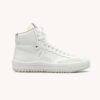 Chloe Women Franckie High-Top Sneaker in Smooth Calfskin-White
