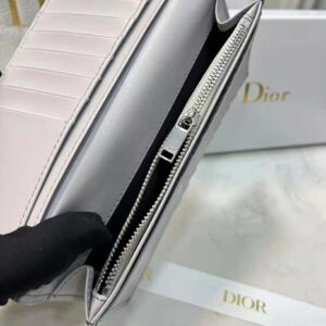 Dior - Zipped Long Wallet Black Dior Oblique Galaxy Leather - Men