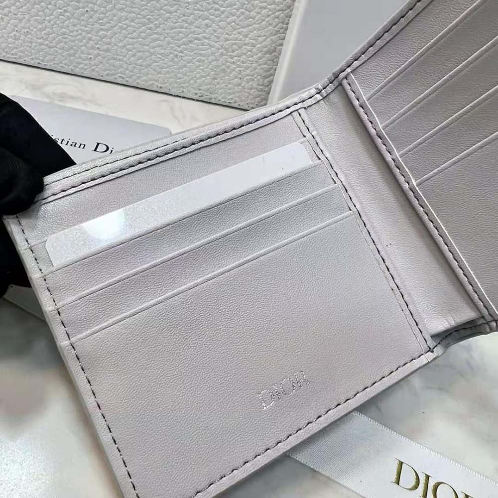 Dior Men's Oblique Gravity Leather Card Holder