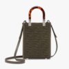 Fendi Women Mini Sunshine Shopper FF Fabric Mini-Bag
