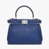 Fendi Women Peekaboo Iconic Mini Full Grain Leather Bag