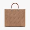 Fendi Women Sunshine Medium FF Fabric Shopper-sandy