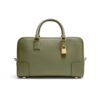 Loewe Women Amazona 28 Bag in Nappa Calfskin-green