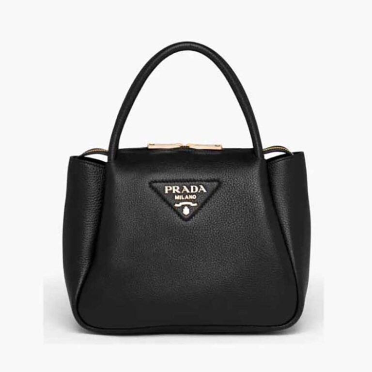 Prada Women System Nappa Leather Patchwork Bag-White