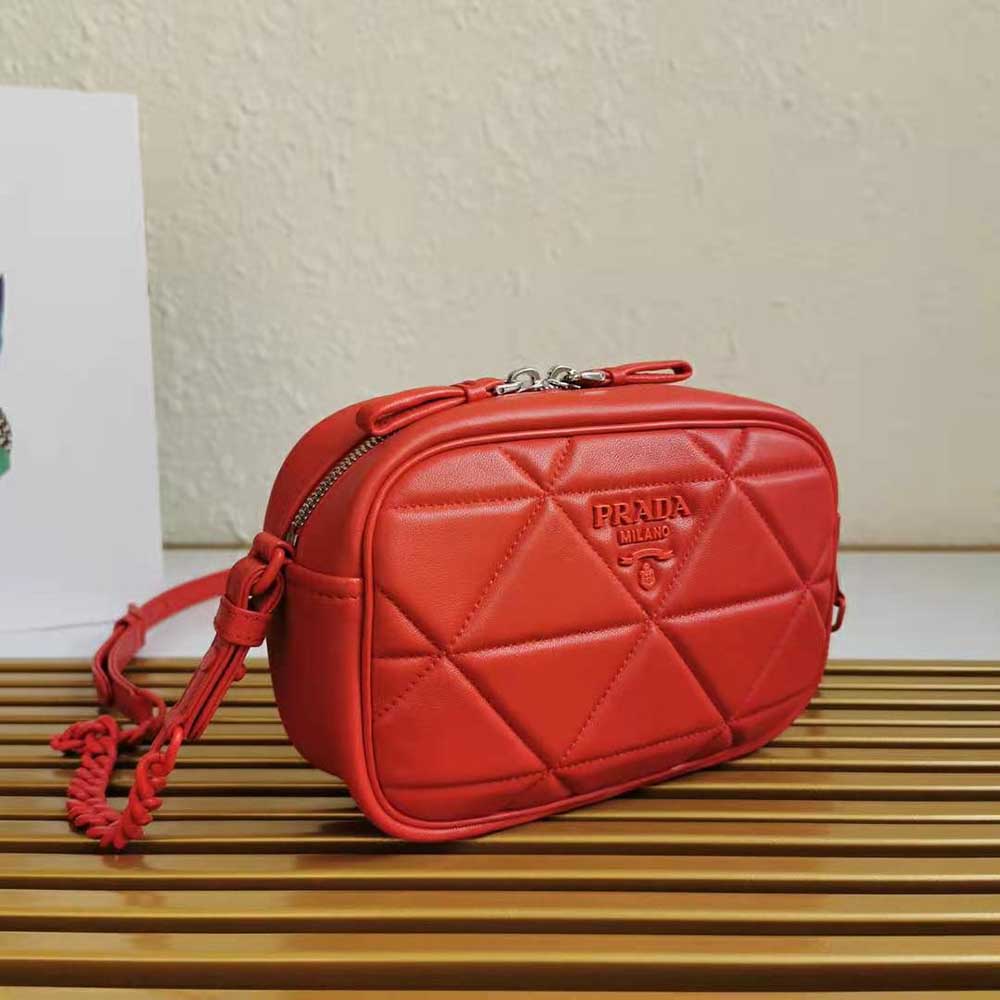 Prada Women Spectrum Shoulder Bag-Red 4 Prada Women Spectrum Shoulder Bag-Red - Image 4