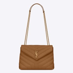 Saint Laurent YSL Women Loulou Small Bag in Matelasse Y Leather