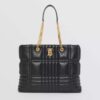Burberry Women Medium Quilted Lambskin Lola Shopper Bag