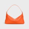 Celine Women Medium Romy in Supple Calfskin-Orange