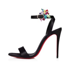 Christian Louboutin Women Goldie Joli 100 mm Heel Height-Black