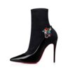 Christian Louboutin Women Jessie Booty Joli 100 mm Heel Height-Black