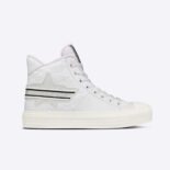 Dior Women Walk N Dior Star Sneaker White Dior Etoile Embossed Lambskin and Calfskin
