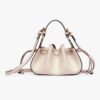 Fendi Women Pomodorino White Leather Mini-Bag 12 Fendi Women Pomodorino Brown Leather Mini-Bag