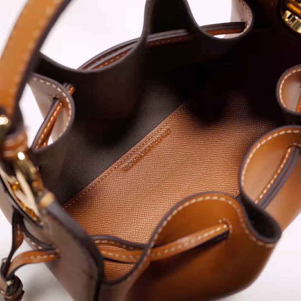 Fendi Women Pomodorino Brown Leather Mini-Bag 7 Fendi Women Pomodorino Brown Leather Mini-Bag - Image 7