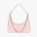 Givenchy Women Small Moon Cut Out Bag in Leather-Pink