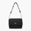 Prada Women Small Padded Re-Nylon Shoulder Bag-Black 12 Prada Women Small Padded Re-Nylon Shoulder Bag-Black