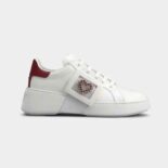 Roger Vivier Women Viv Skate Love Buckle Sneakers in Patent Leather