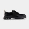 Roger Vivier Women Walky Viv Lacquered Buckle Sneakers in Leather-Black