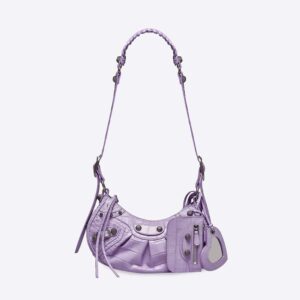 Balenciaga Women Le Cagole XS Shoulder Bag in Purple