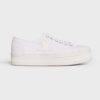 Celine Women Jane Low Lace-up Sneaker in Canvas and Calfskin 11 Celine Women Jane Low Lace-up Sneaker in Canvas and Calfskin