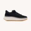 Chloe Women Nama Sneaker in Recycled Mesh-Black