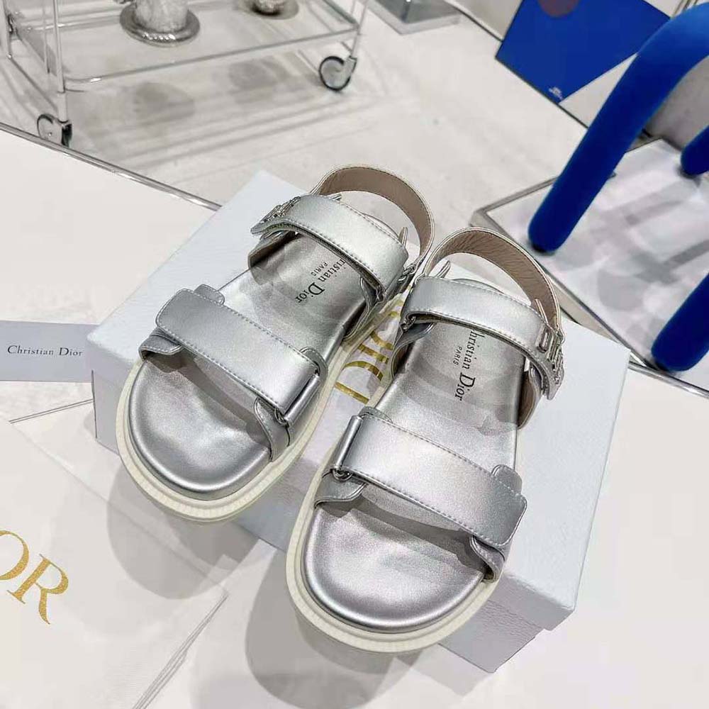 christian dior velcro sandals