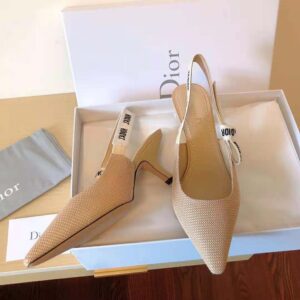 J'Adior Slingback Pump Nude Technical Fabric