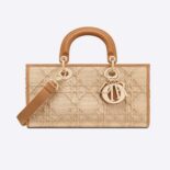 Dior Women Lady D-Joy Bag Natural Cannage Raffia