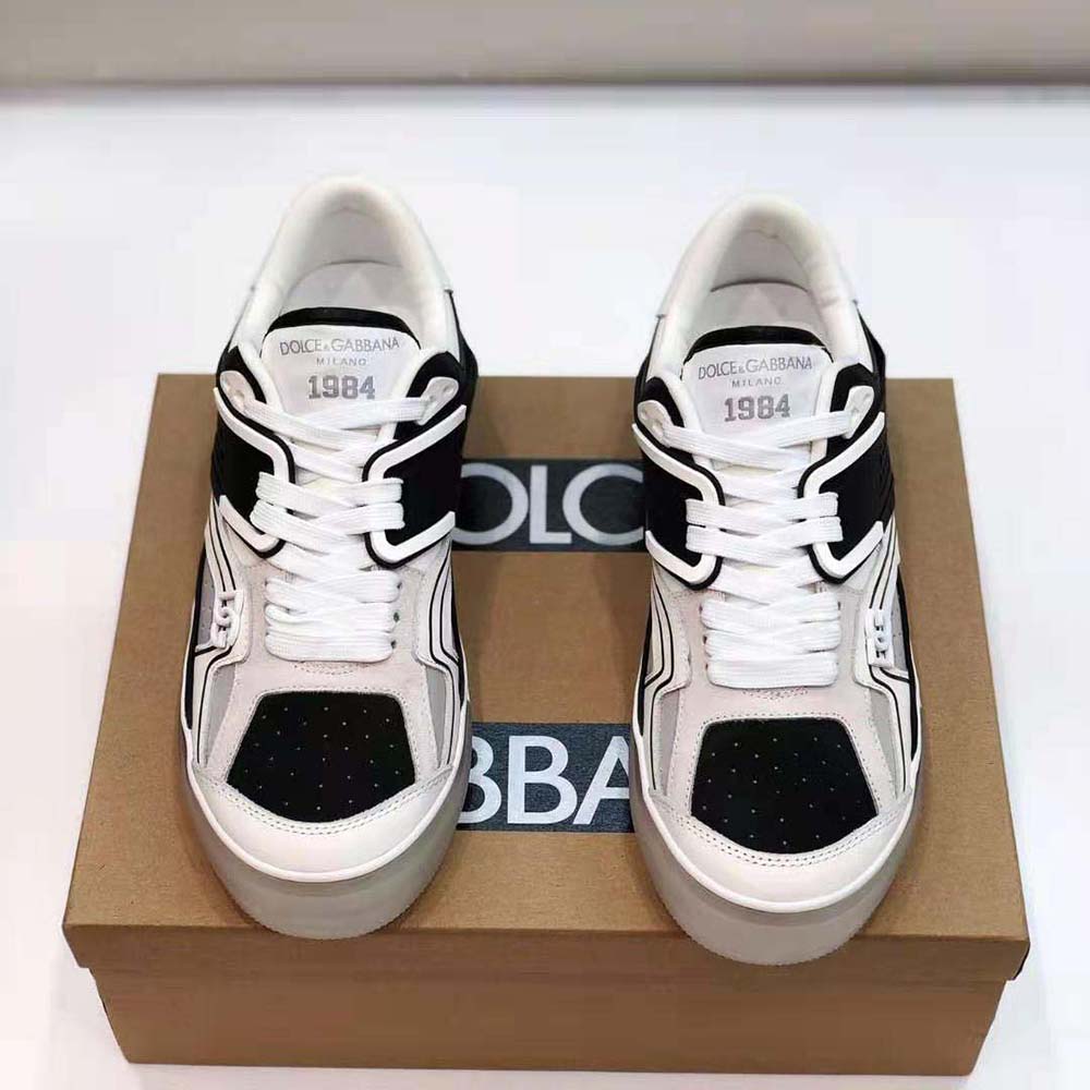 Dolce Gabbana D&G Men Calfskin Custom 2.Zero Sneakers-Black 2 Dolce Gabbana D&G Men Calfskin Custom 2.Zero Sneakers-Black - Image 2