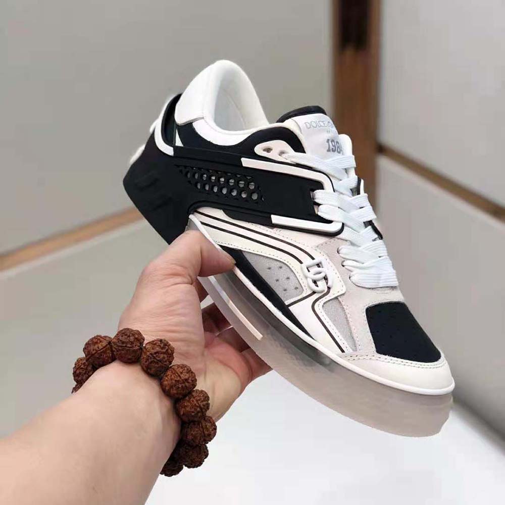 Dolce Gabbana D&G Men Calfskin Custom 2.Zero Sneakers-Black 9 Dolce Gabbana D&G Men Calfskin Custom 2.Zero Sneakers-Black - Image 9