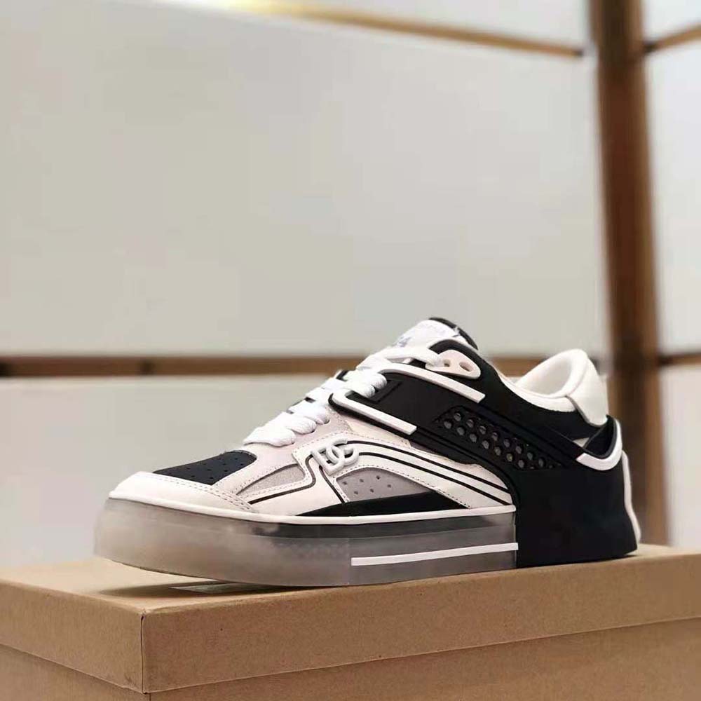 Dolce Gabbana D&G Men Calfskin Custom 2.Zero Sneakers-Black 8 Dolce Gabbana D&G Men Calfskin Custom 2.Zero Sneakers-Black - Image 8