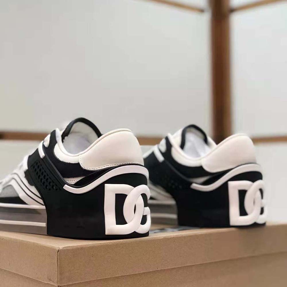 Dolce Gabbana D&G Men Calfskin Custom 2.Zero Sneakers-Black 7 Dolce Gabbana D&G Men Calfskin Custom 2.Zero Sneakers-Black - Image 7
