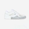 Dolce Gabbana D&G Men Mixed-Material Custom 2.Zero Sneakers-White