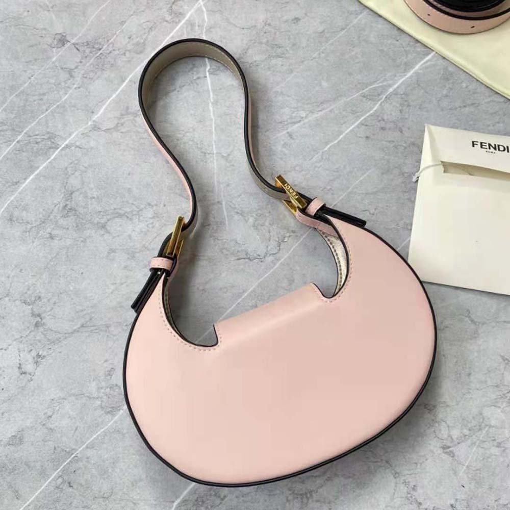 Fendi Women Cookie Pale Pink Leather Mini Bag 3 Fendi Women Cookie Pale Pink Leather Mini Bag - Image 3