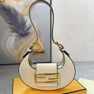 fendi cookie bag white