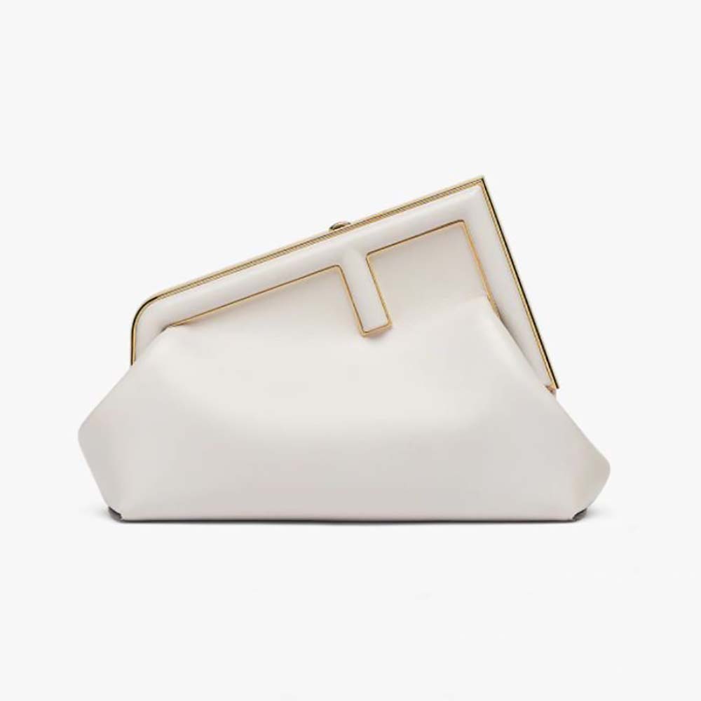 Fendi Women First Small White Leather Bag 1 Fendi Women First Small White Leather Bag