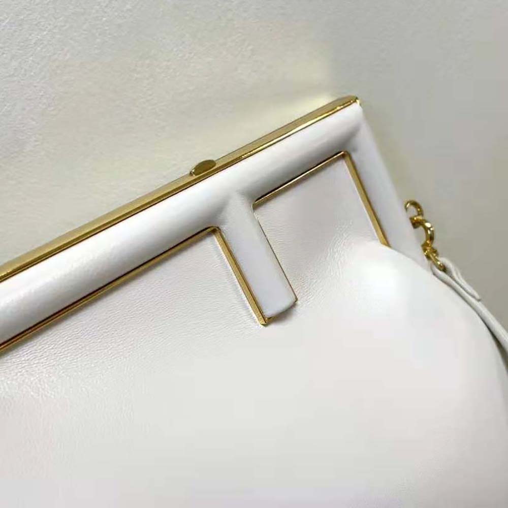 Fendi Women First Small White Leather Bag 4 Fendi Women First Small White Leather Bag - Image 4