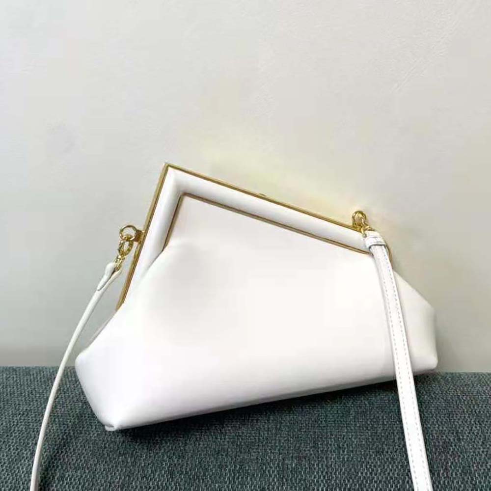 Fendi Women First Small White Leather Bag 3 Fendi Women First Small White Leather Bag - Image 3