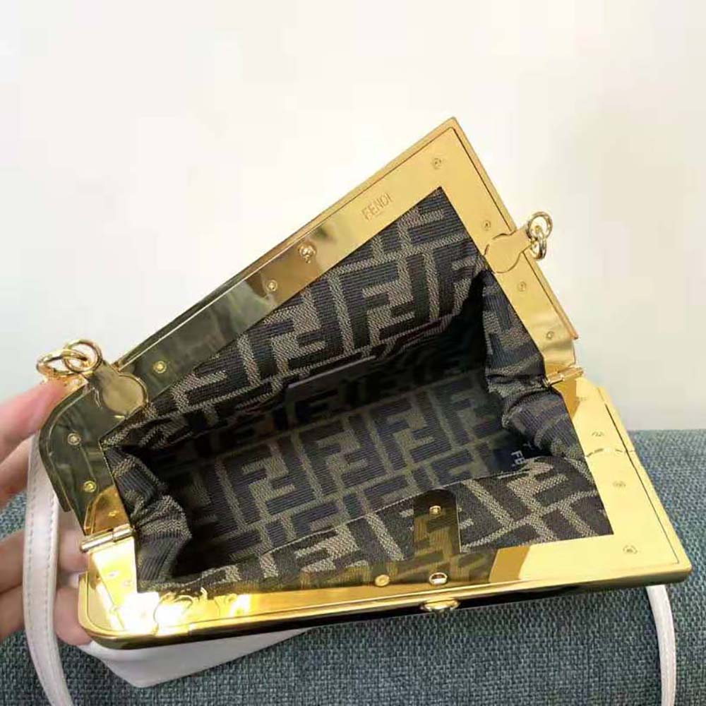 Fendi Women First Small White Leather Bag 8 Fendi Women First Small White Leather Bag - Image 8