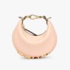 Fendi Women Nano Fendigraphy Light Pink Leather Charm 8 Fendi Women Nano Fendigraphy Pink Leather Charm