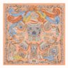 Hermes Women Sous L Egide De Mars Wash Scarf 90-Orange