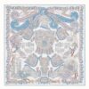 Hermes Women Sous L Egide De Mars Wash Scarf 90-Silver