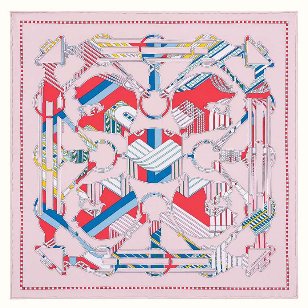 Hermes Women Hermes Story Scarf 90 in Silk Twill with Hand-Rolled Edges ...