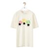 Loewe Women Susuwatari Anagram T-Shirt in Cotton-Beige