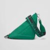 Prada Women Saffiano Prada Triangle Bag-Green 10 Prada Women Saffiano Prada Triangle Bag-Green