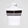 Prada Women Viscose and Cotton Crop Top-White