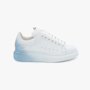 Alexander Mcqueen Women Oversized Sneaker in WhiteBlue