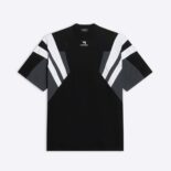 Balenciaga Men Sporty B Tracksuit T-Shirt in Black