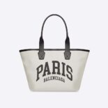 Balenciaga Women Cities Paris Jumbo Small Tote Bag in Beige